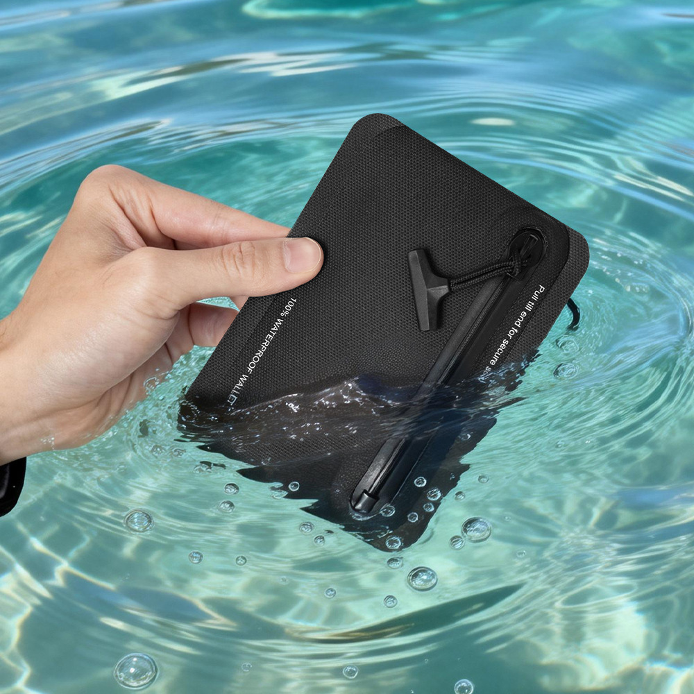 Leather Edc. Carry Pouch - 100% 防水ジッパー小銭入れ屋外軽量 EDC ポーチ男性女性用イヤホンクレジットカード現金収納ミニキャリーポーチ