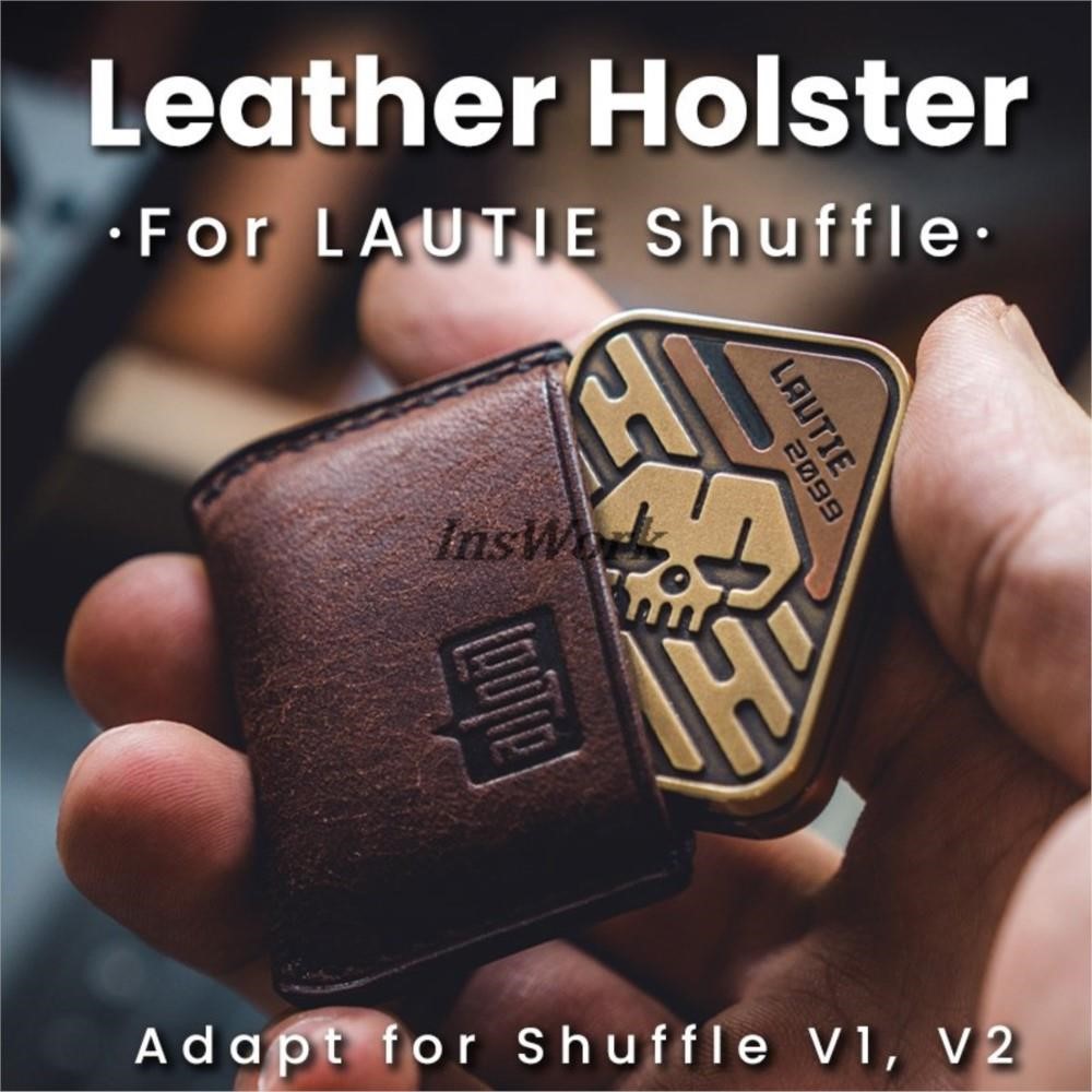 Edc Able Carry - シャッフルv1v2ポーカー収納バッグストレス解消玩具シース手作りポータブルケース用ラutieedcレザーホルスター