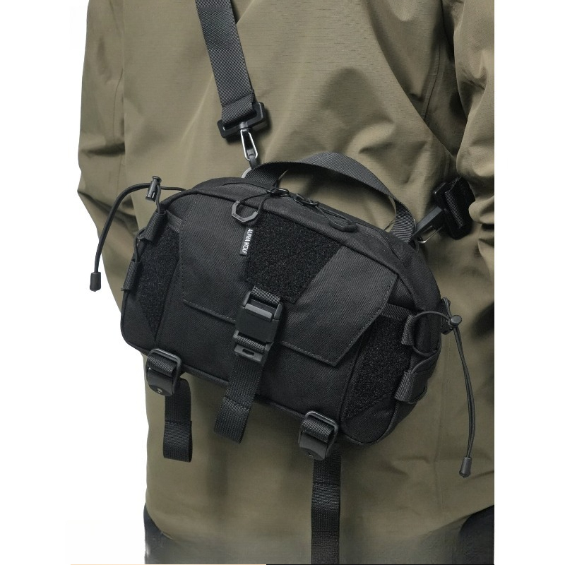 Edc Carry Bag For Men - 3.5L 磁気クイックリリースクロスボディバッグ男性 EDC タクティカルチェストバッグ軽量シングルショルダースリングアウトドアデイリーキャリーパック