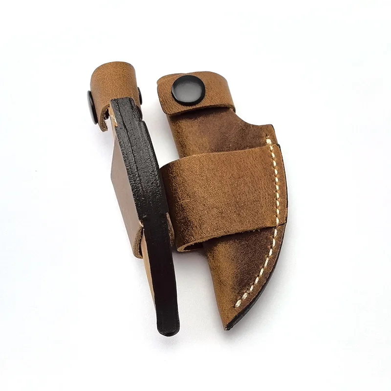 Edc Carry Accessories - 耐久性のある革製ナイフシース、安全な固定機能付き、滑り止め保護シース、アウトドアやEDC持ち運びに必須のアクセサリー