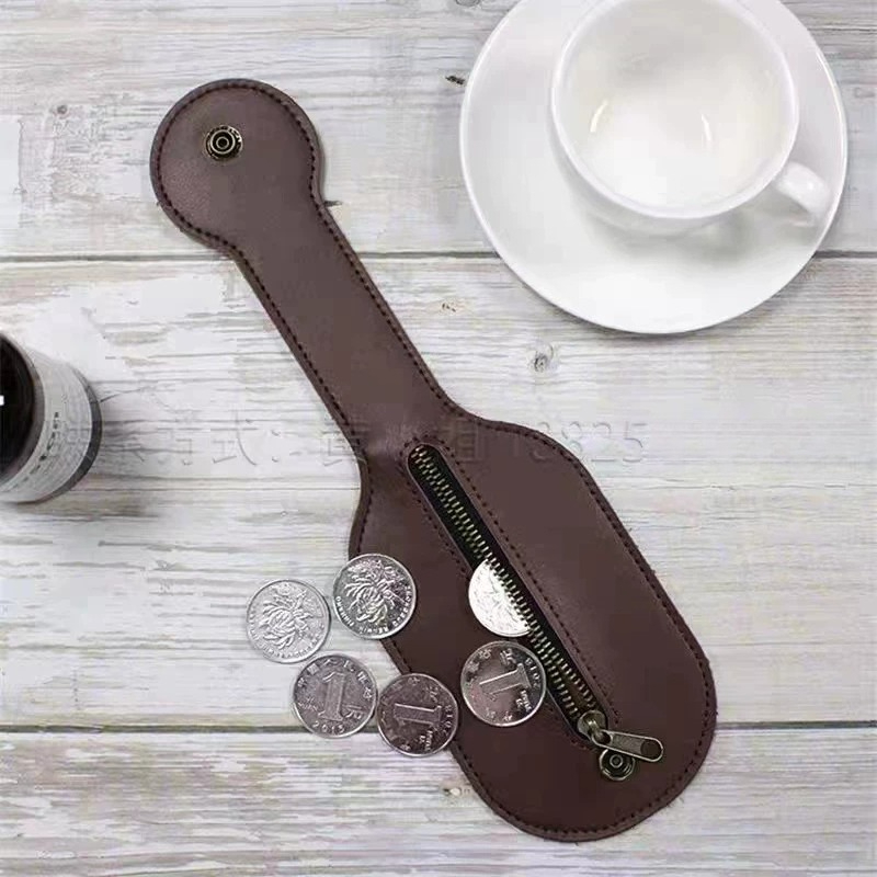 Leather Edc. Carry Pouch - 女性用 EDC セーフティコインパース 折りたたみ式ウエストキャリーポーチ ジッパー収納バッグ 毎日の通勤やアウトドアに最適