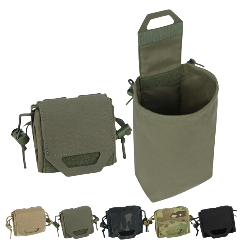 Edc Able Carry - モールダンプポーチ ミニ折りたたみリサイクルバッグ モールウエストツール小物バッグ マガジンユーティリティポーチ モールベルトベストバックパック用