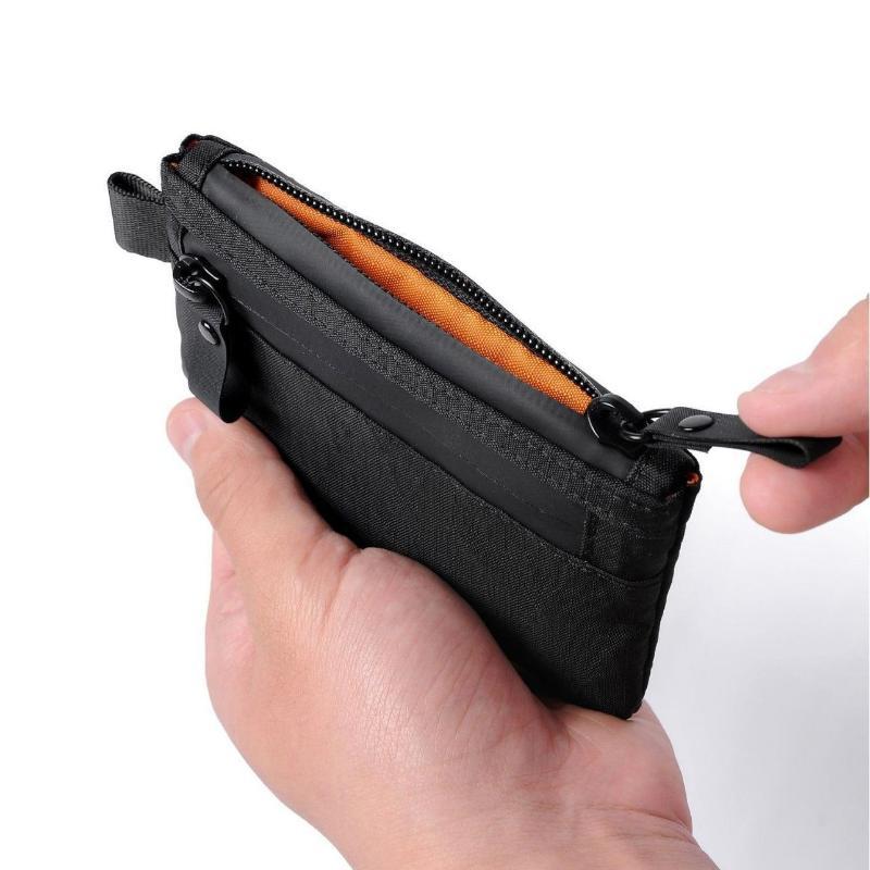 Edc Carry Card - ミニ防水RFIDクレジットカードホルダー戦術用小型コインケースポータブルEDC財布日常持ち運びアウトドア用