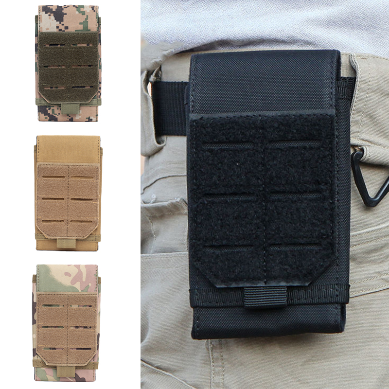 Edc Carry Fanny Pack - アウトドアモール携帯電話ポーチ戦術的なウエストパックキャンプハイキング狩猟アクセサリー EDC ツールバッグスポーツ携帯電話ホルダーバッグ