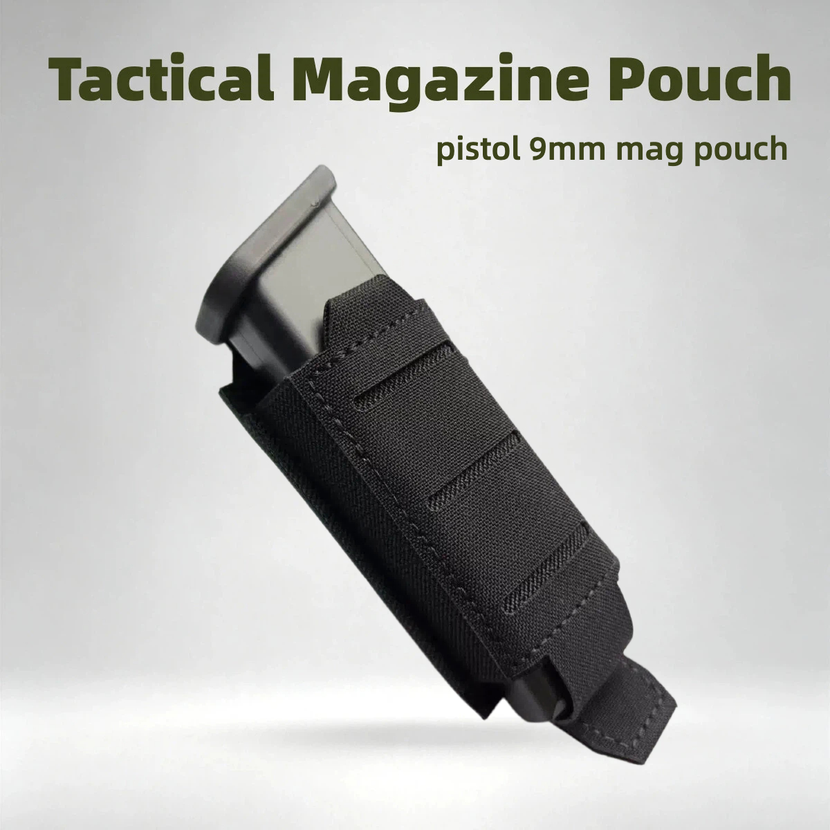 Edc Able Carry - レーザーカットシングル9mmマガジンポーチ マガジンホルスター バックハードシェルPPプレート モール EDC フラッシュライト