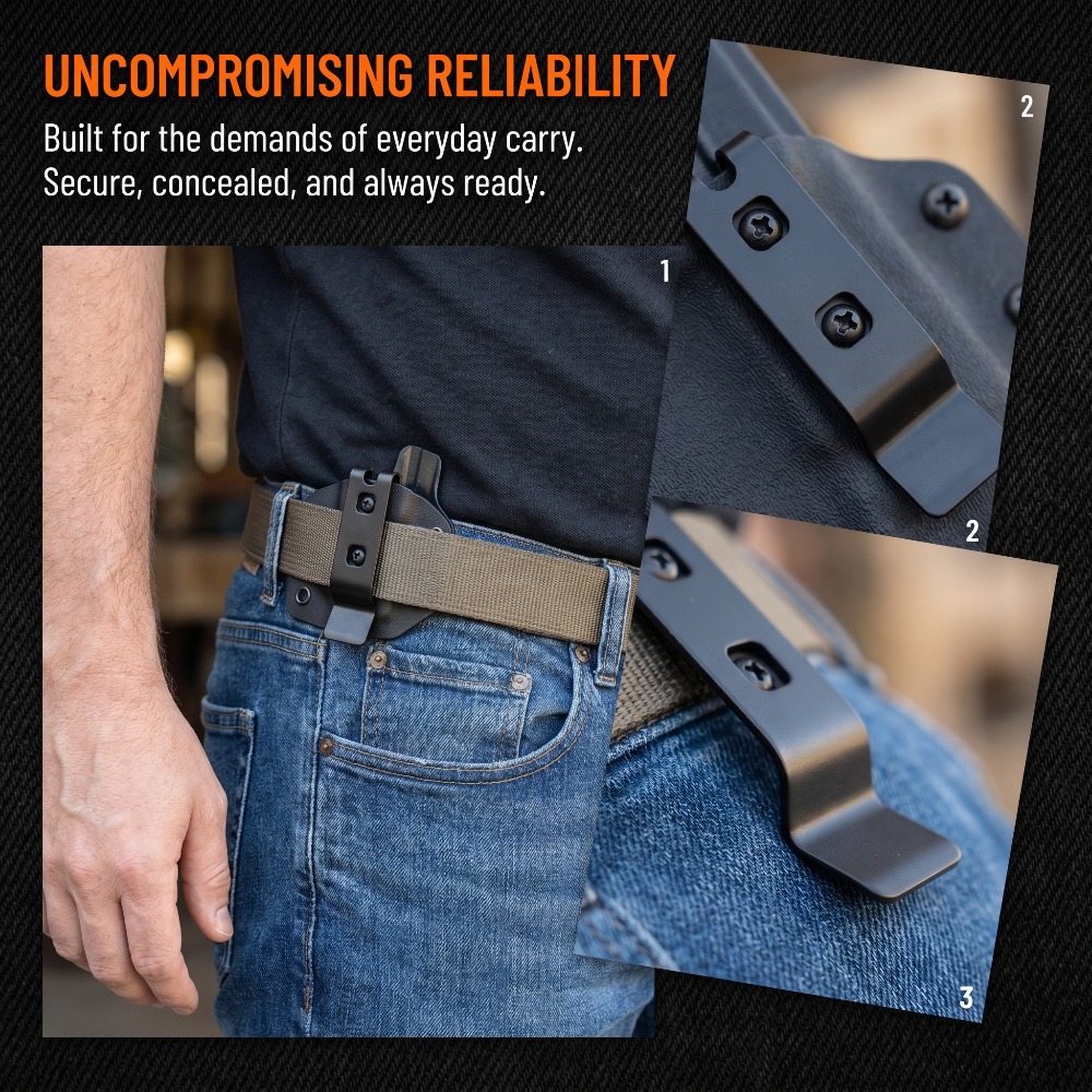 Edc Carry Accessories - 金属製ポケットクリップバッククリップ交換用ネジセットDIYナイフシースベルトキャリークリップアウトドアEDCジャングルツールアクセサリー