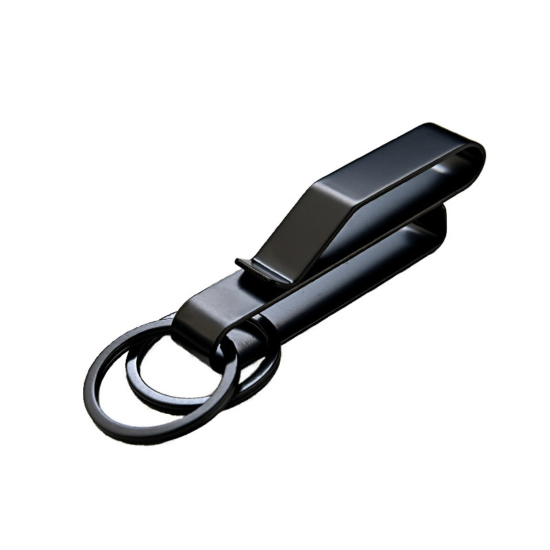 Edc Carry Accessories - 1個入り多目的ベルトバックル 軽量ステンレススチール製タクティカルキーリング 男女兼用 耐久性のあるEDCキャリーアクセサリー