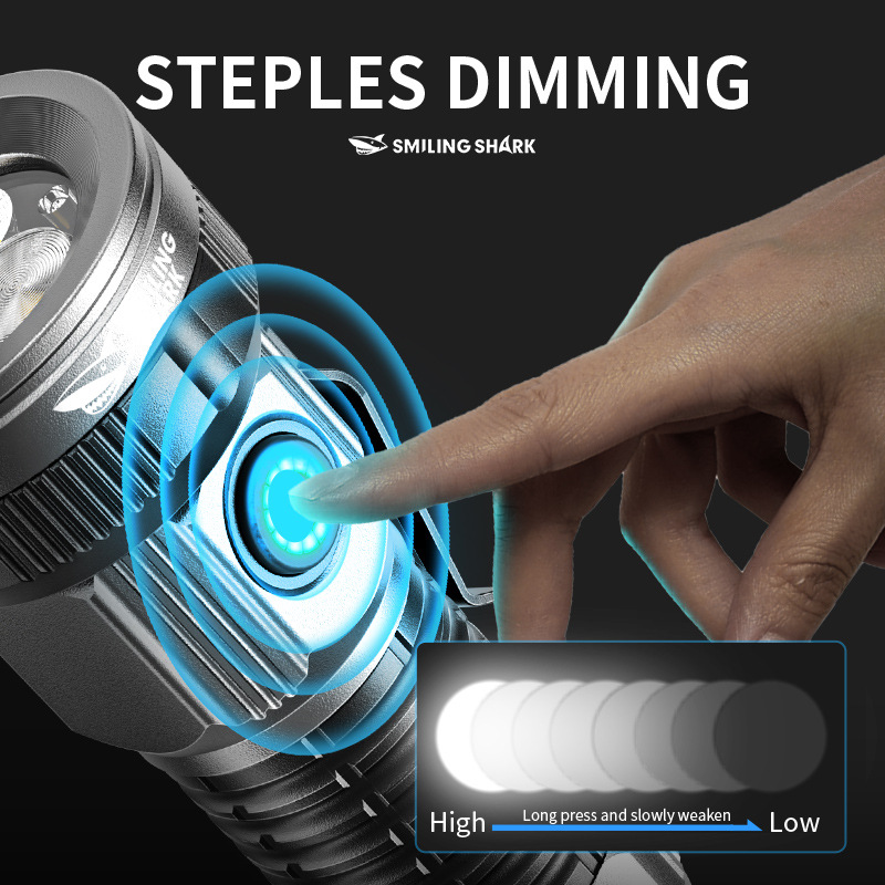 小型の充電式LED懐中電灯,ポータブルポケットトーチ,キャン - Edc Day Carry のレビューと価格