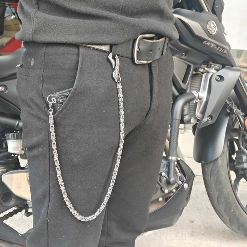 Keel-男性と女性のための盗難防止財布,チェーン,ヒップホ - Wallet Slim Titanium のレビューと価格