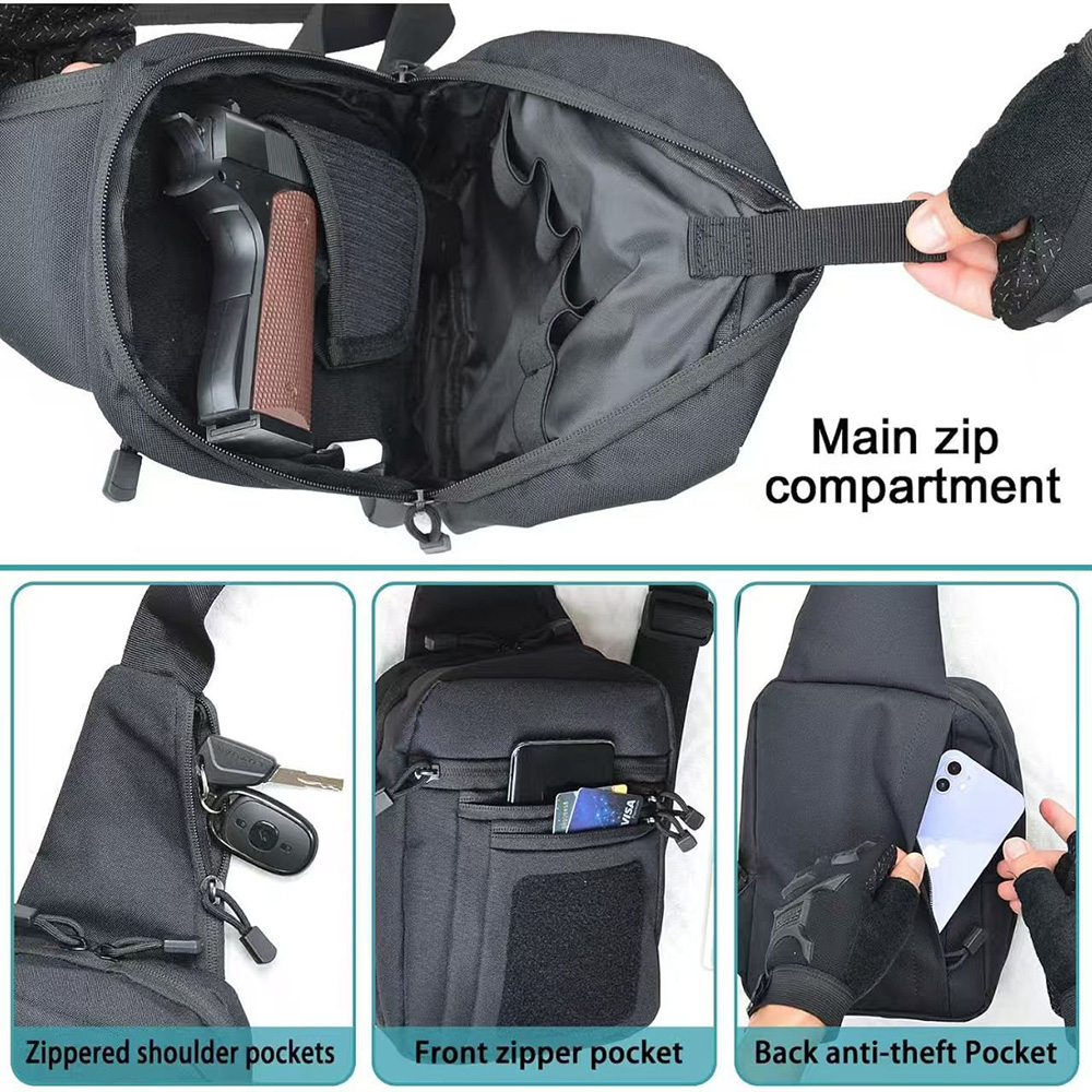 男女兼用バッグ - EDC ショルダーバッグ タクティカル  - Edc Carry Fanny Pack のレビューと価格
