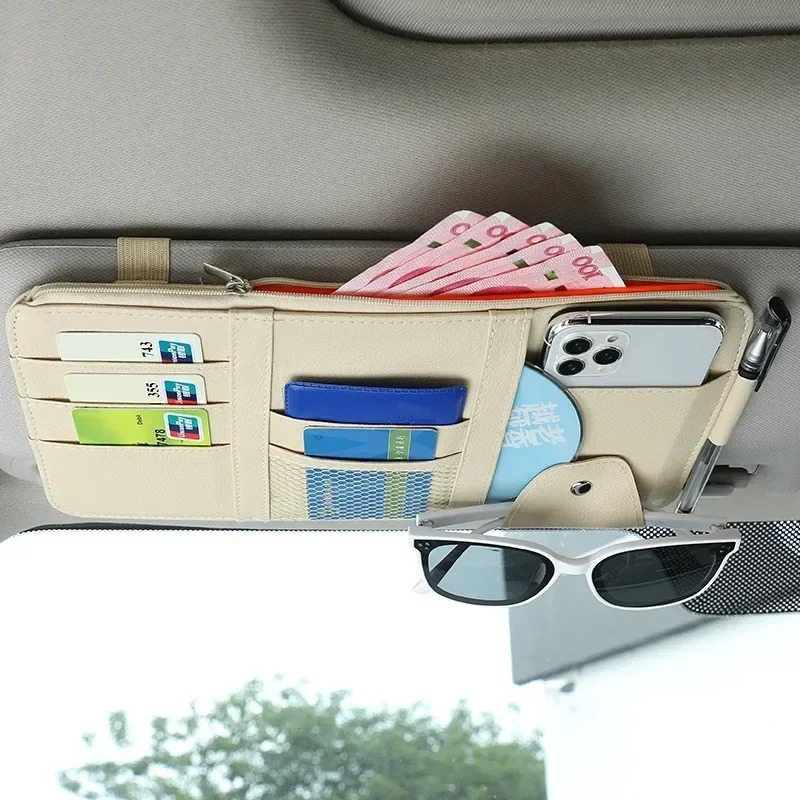 車用サンバイザーオーガナイザー マルチポケット 車内アクセサ - Edc Carry Pen のレビューと価格