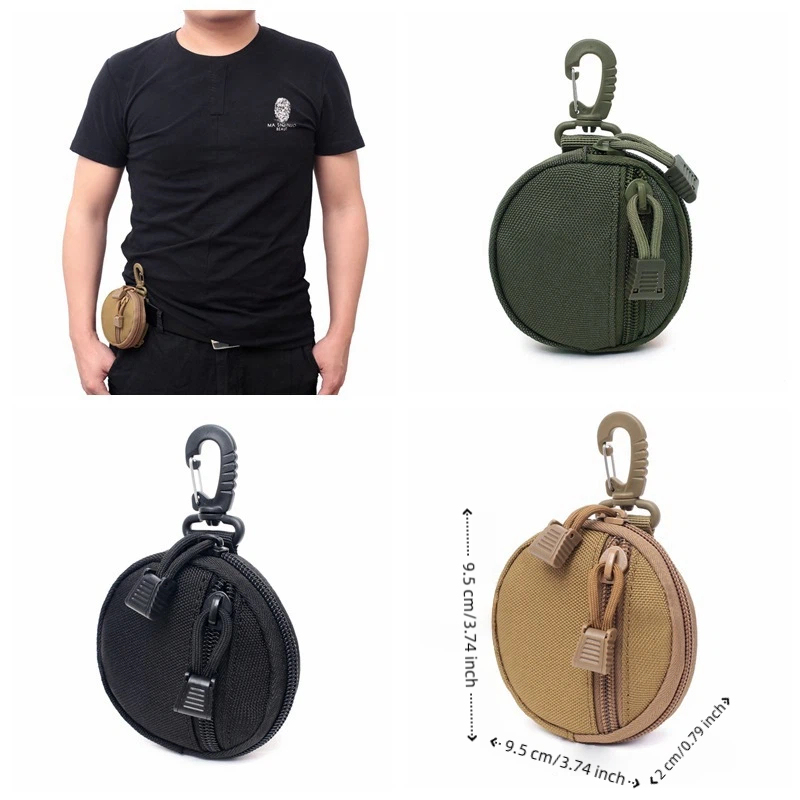 多機能アウトドアウエストバッグ、タクティカルナイロンミニキー - Edc Carry Fanny Pack のレビューと価格