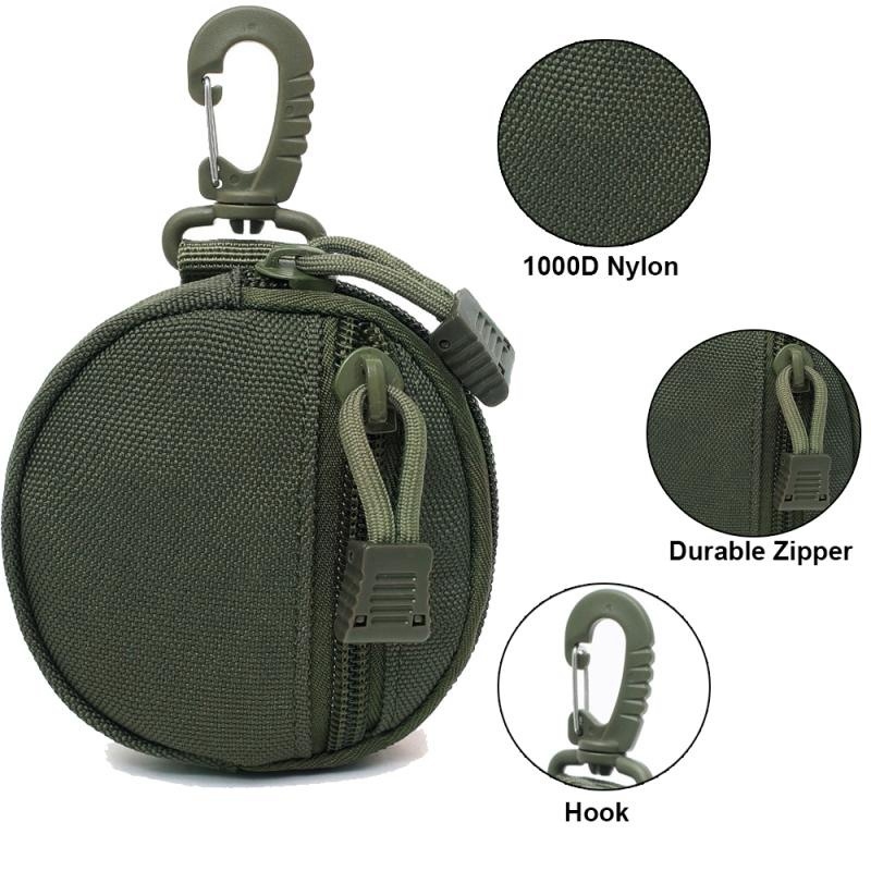 多機能アウトドアウエストバッグ、タクティカルナイロンミニキー - Edc Carry Fanny Pack のレビューと価格