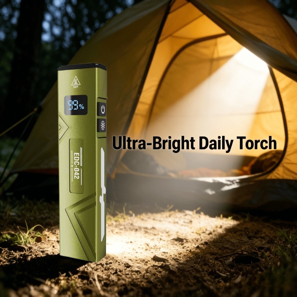 EDC懐中電灯 充電式UVライト 磁気ペンクリップ付き作業灯 - Edc Carry Pen のレビューと価格