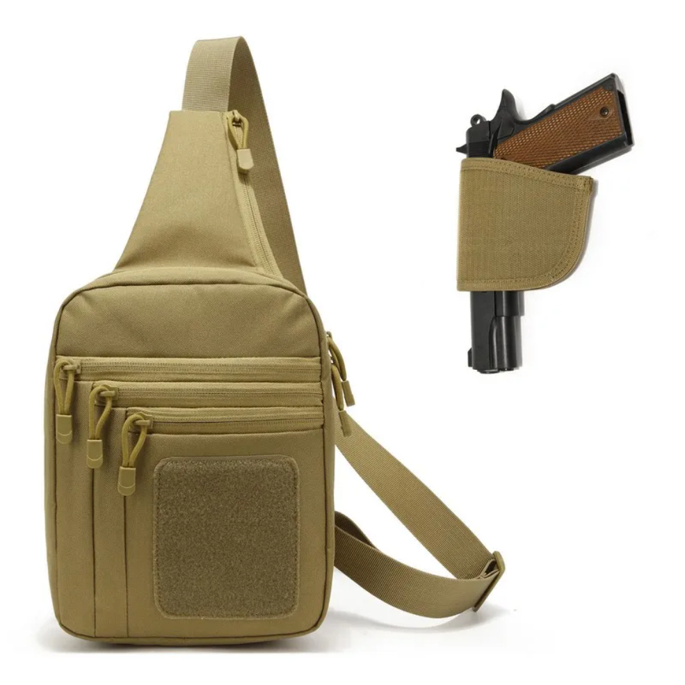 新しい戦術的なチェストバッグピストルホルスター隠し銃キャリー - Edc Concealed Carry Holster のレビューと価格