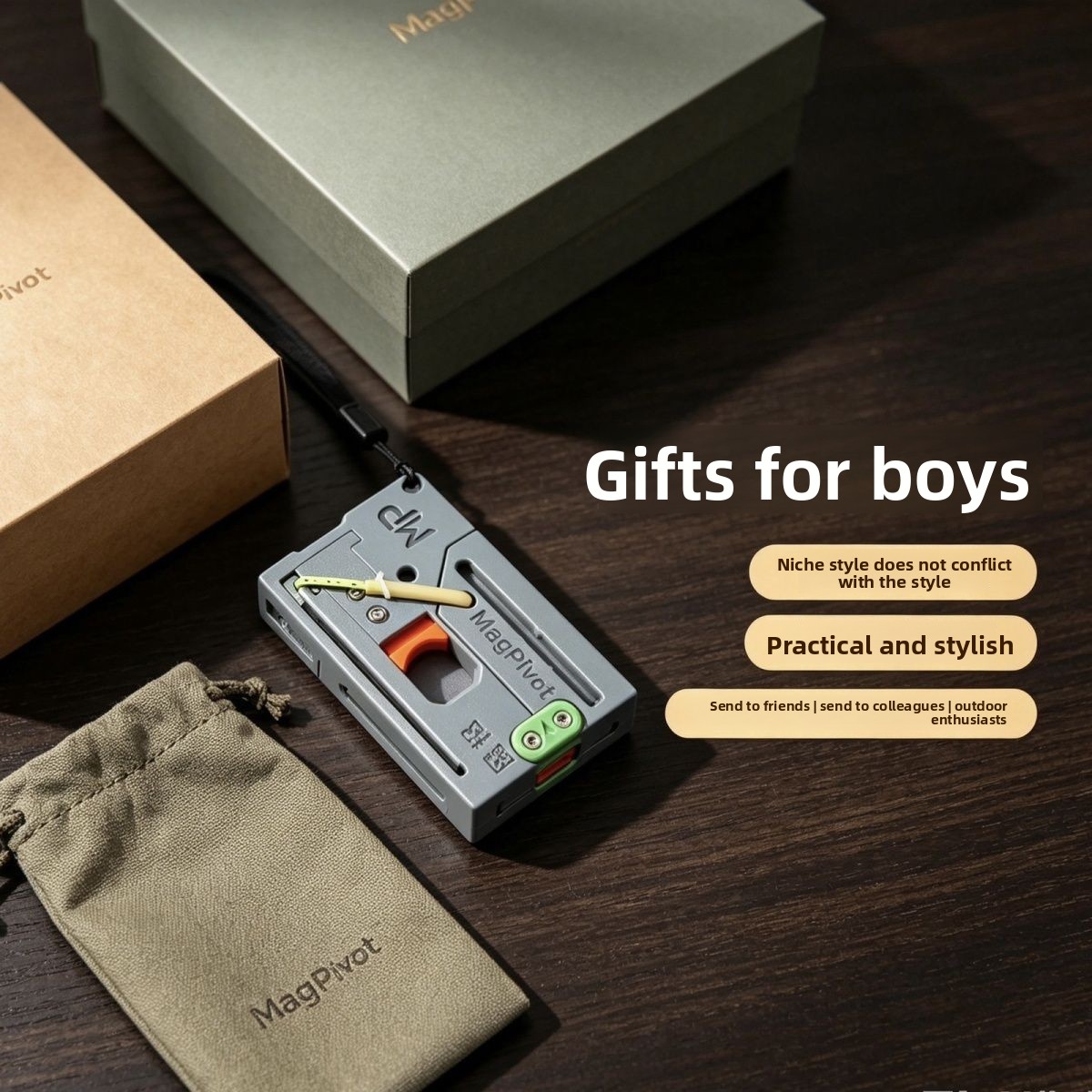 MagaPivot カードスリングショットポータブル折りたた - Edc Carry Card のレビューと価格