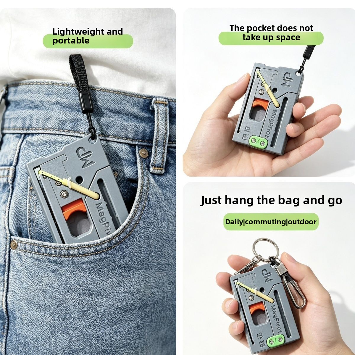 MagaPivot カードスリングショットポータブル折りたた - Edc Carry Card のレビューと価格