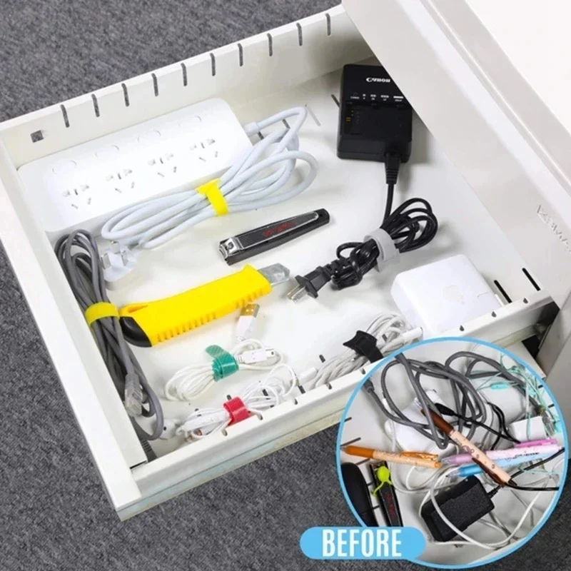 10/30/50 個再利用可能なフックとループケーブルタイ固 - Gear Tie Reusable のレビューと価格