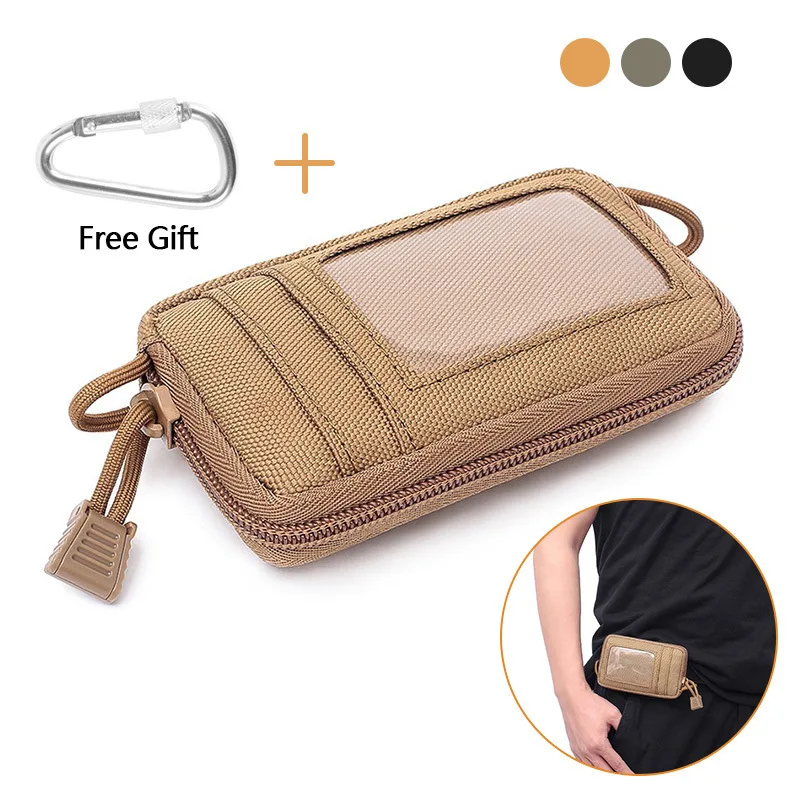 戦術的な EDC ポーチ屋外キー財布財布小銭入れカードスロッ - Edc Carry Fanny Pack のレビューと価格