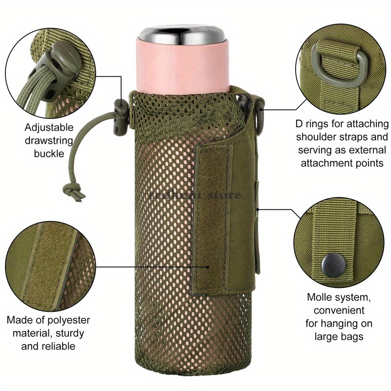 アウトドアサイクリングウォーターボトルポーチ戦術的モールホル - Edc Able Carry のレビューと価格