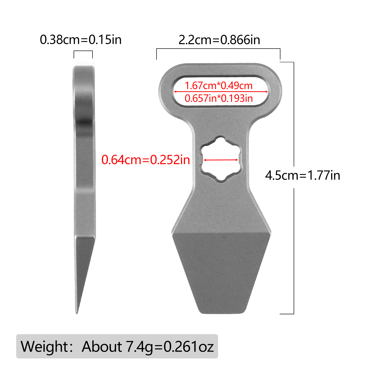 TC4 チタン合金キーホルダーペンダント多機能 EDC プラ - Edc Carry Accessories のレビューと価格