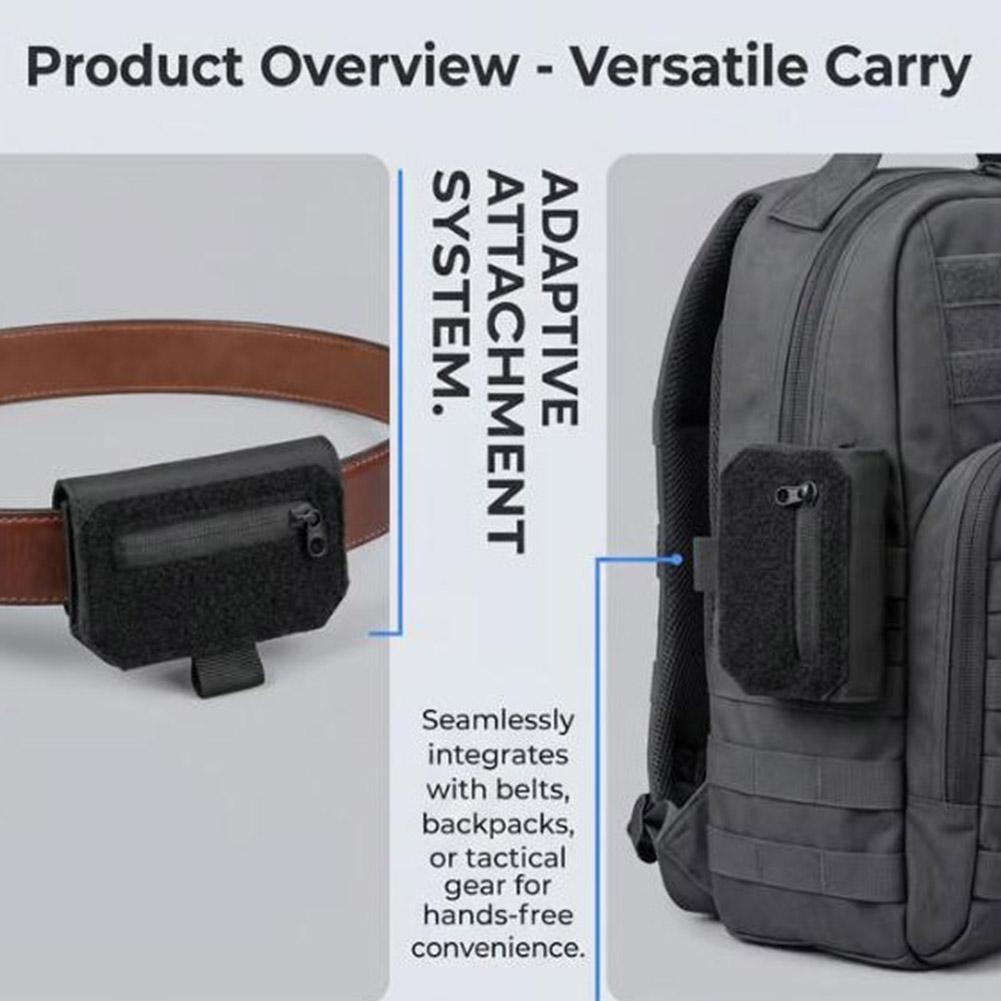 コンパクトベルトポーチ ミニEDCポケットオーガナイザーバッ - Edc Carry Fanny Pack のレビューと価格