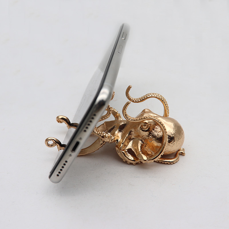 金属製のタコとイカの置物、スマホスタンド、ペン立て、眼鏡ホル - Edc Carry Pen のレビューと価格