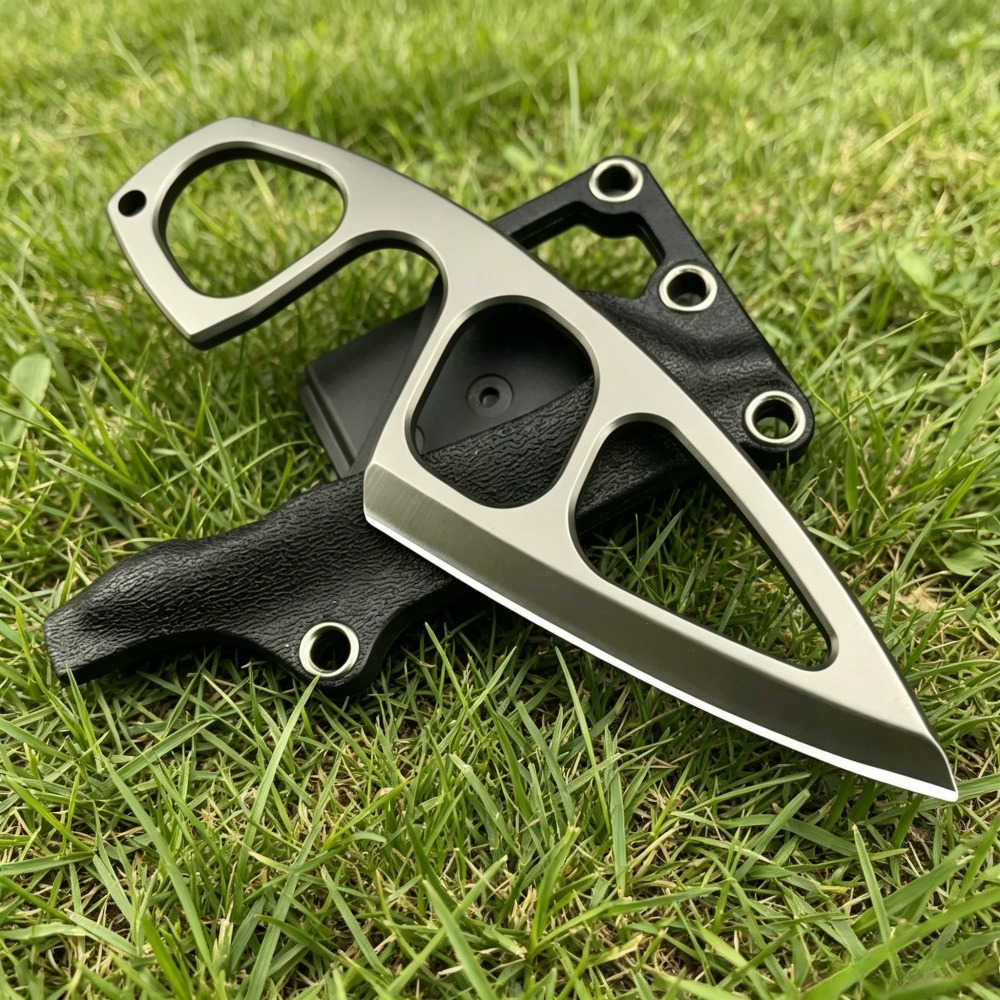 高硬度ネックナイフ 440Cブレード カイデックスシース付き - Edc Pocket Carry Fixed Blade のレビューと価格