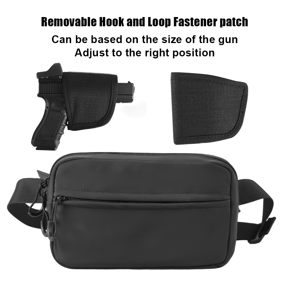 タクティカルクロスボディバッグ ピストルウエストパック 隠し - Edc Concealed Carry Holster のレビューと価格