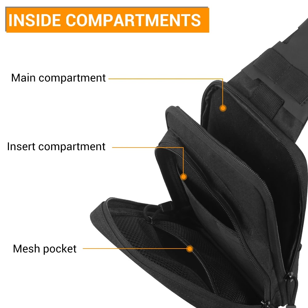 戦術ピストルガンバッグ、隠しキャリーガン収納ポーチ、ガンホル - Edc Concealed Carry Holster のレビューと価格