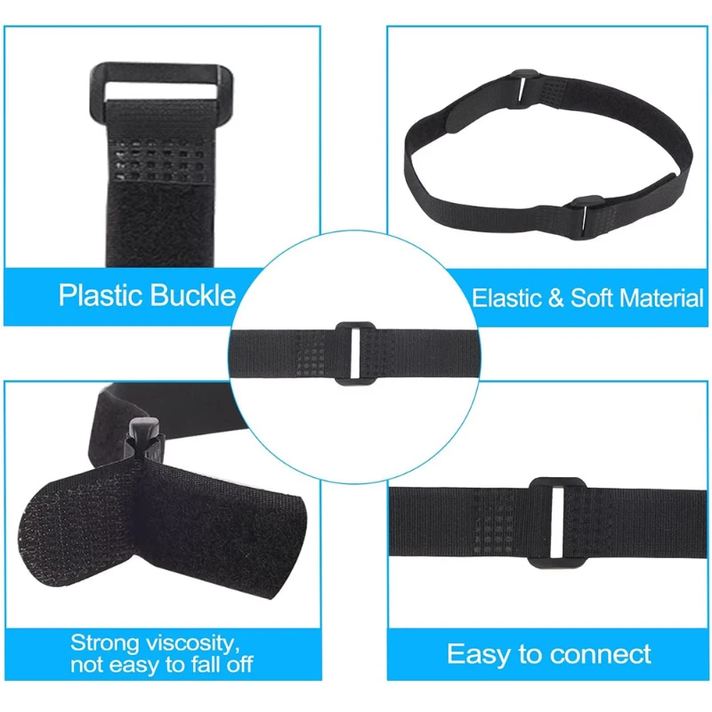フックとループ付きの再利用可能なナイロンストラップ,多目的, - Gear Tie Reusable のレビューと価格